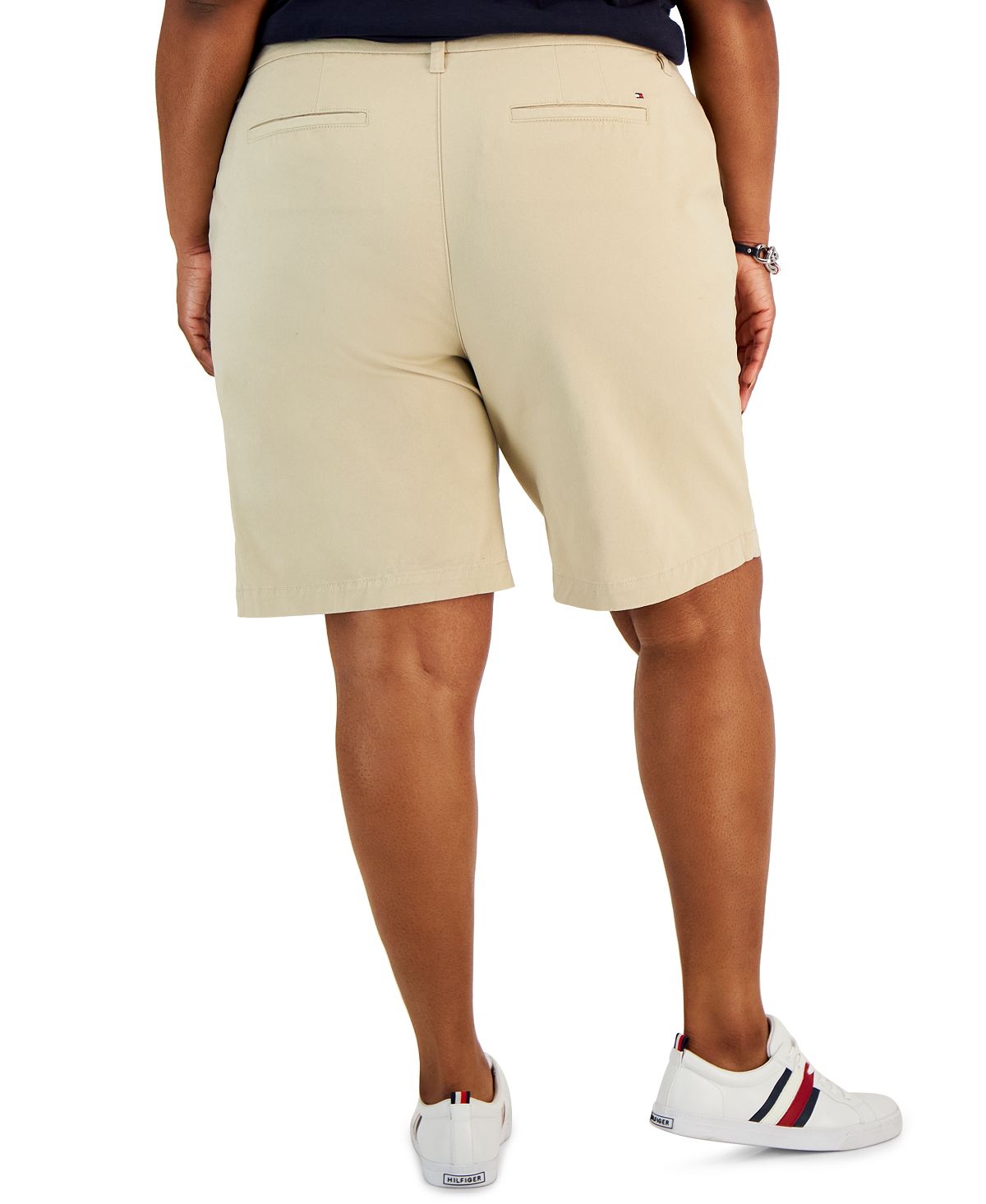 Plus Size Tommy Hilfiger Hollywood Bermuda Shorts, Khaki