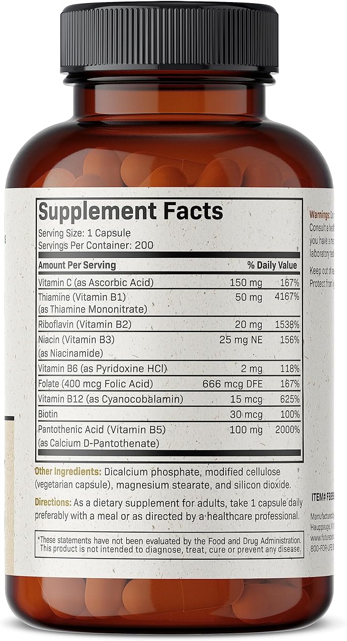 Futurebiotics With Vitamin C B Complex, 200 Capsules