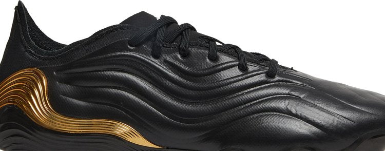 حذاء Adidas Copa Sense.1 FG 'Black Gold Metallic' باللون الأسود