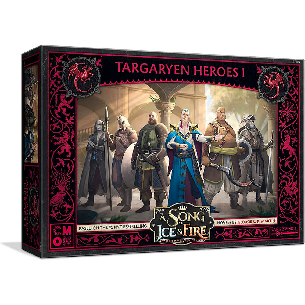 Additional set to CMON A Song of Ice and Fire Tabletop Miniatures Game, Targaryen Heroes I