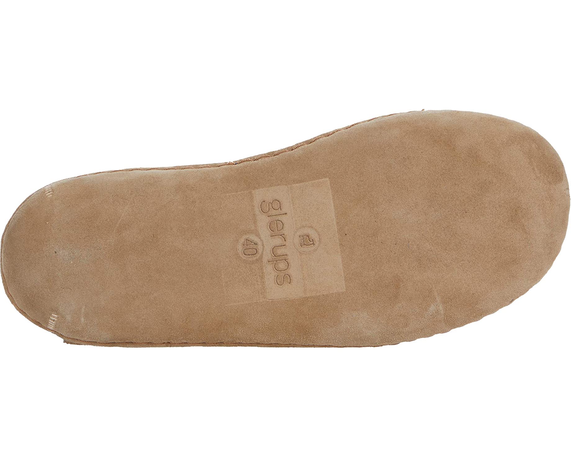 Slippers Wool Shoe Leather Outsole Glerups, petrol