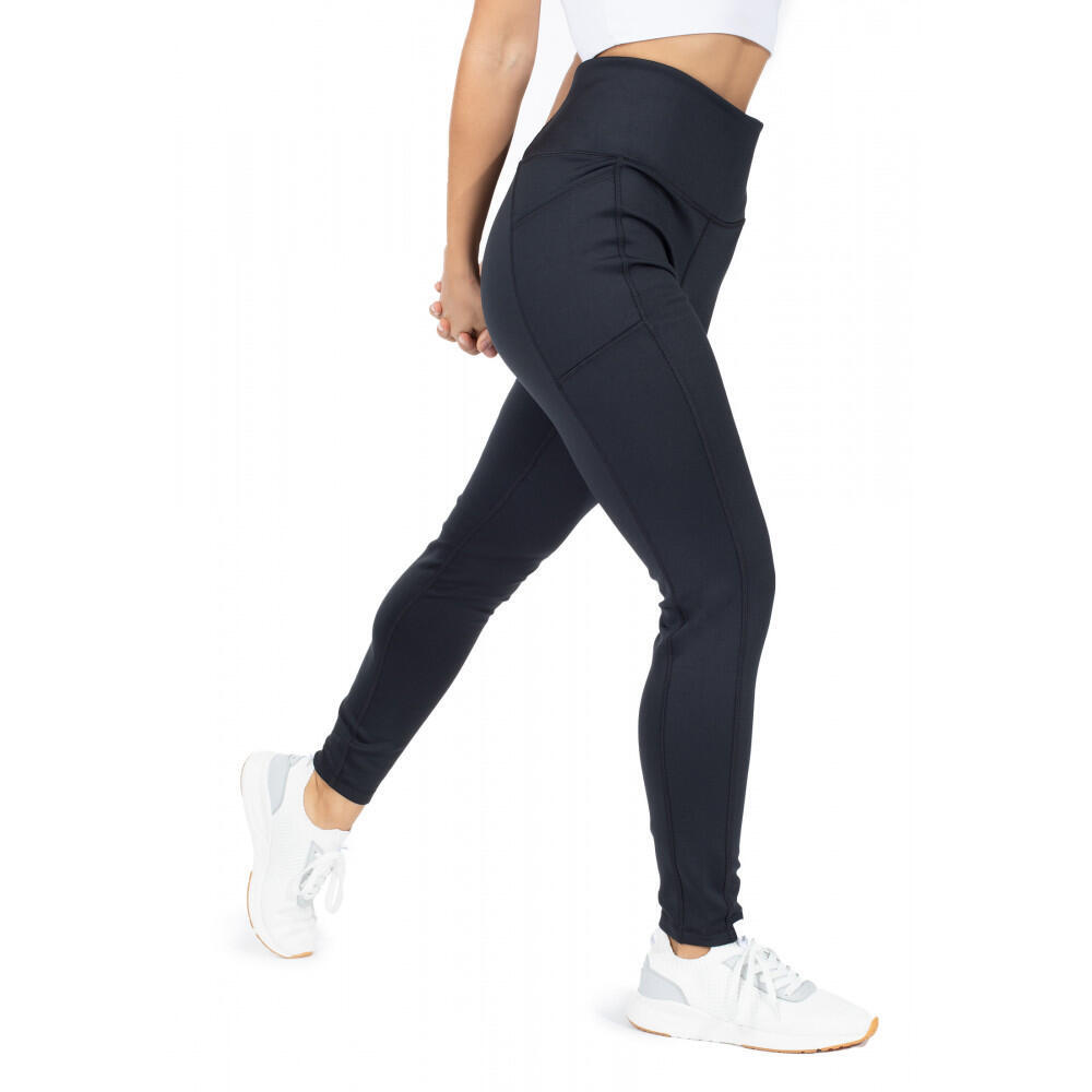 Leggings with back pockets with zipper SPYDER, black