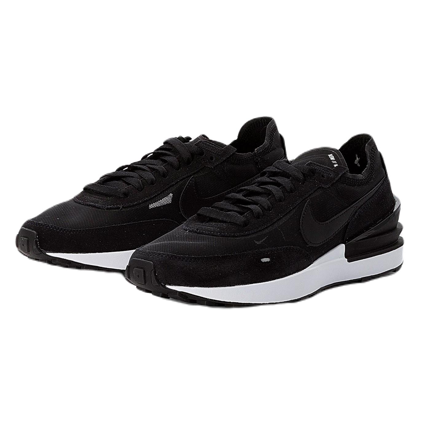 Nike Waffle One sneakers, black and white