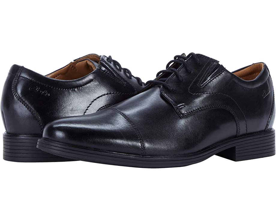 Whiddon Cap Clarks Oxfords, leather