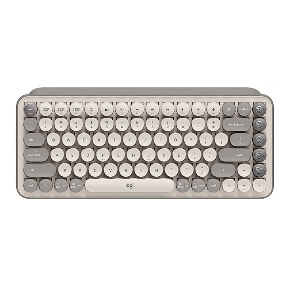 Keyboard Logitech POP Keys, English layout, beige