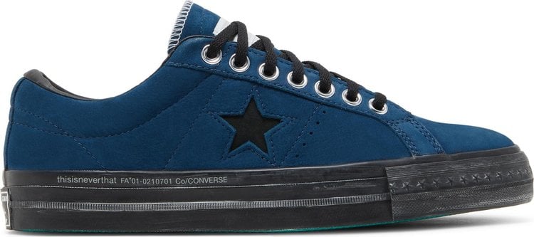 حذاء رياضي Converse thisisneverthat x One Star Low New Vintage باللون الأزرق