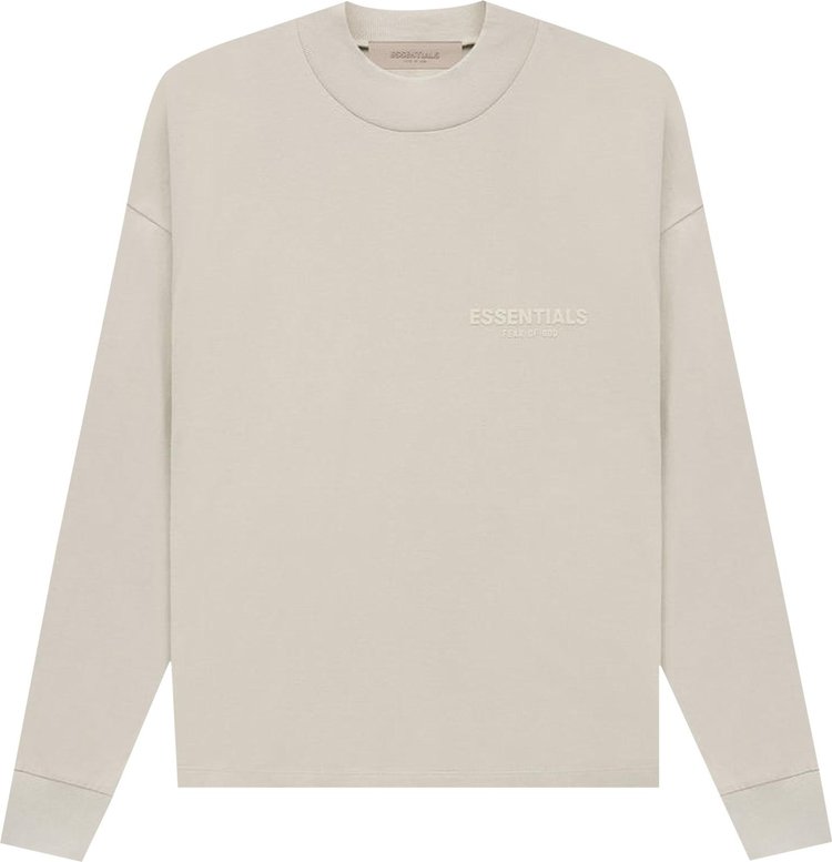 Fear of God Essentials Essentials Long-Sleeve Tee 'Wheat', cream