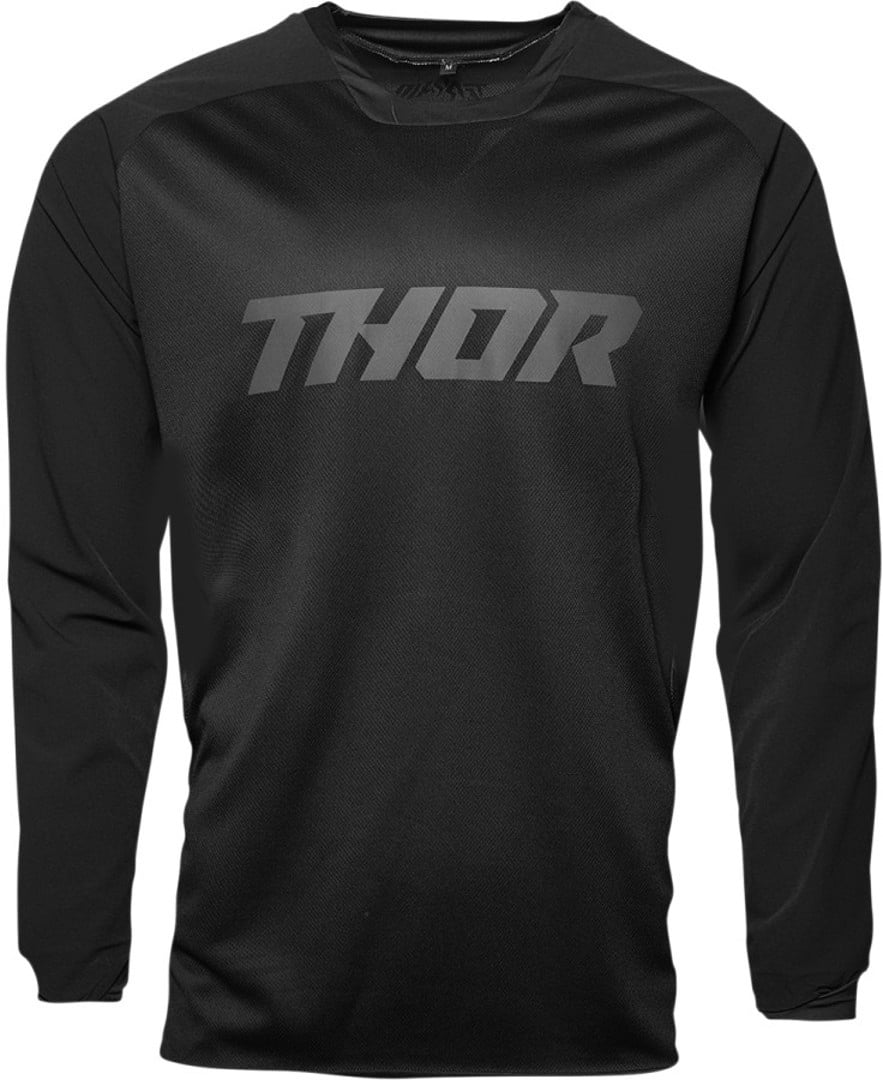 قميص Thor Terrain Off-Road Gear Motocross، باللون الأسود