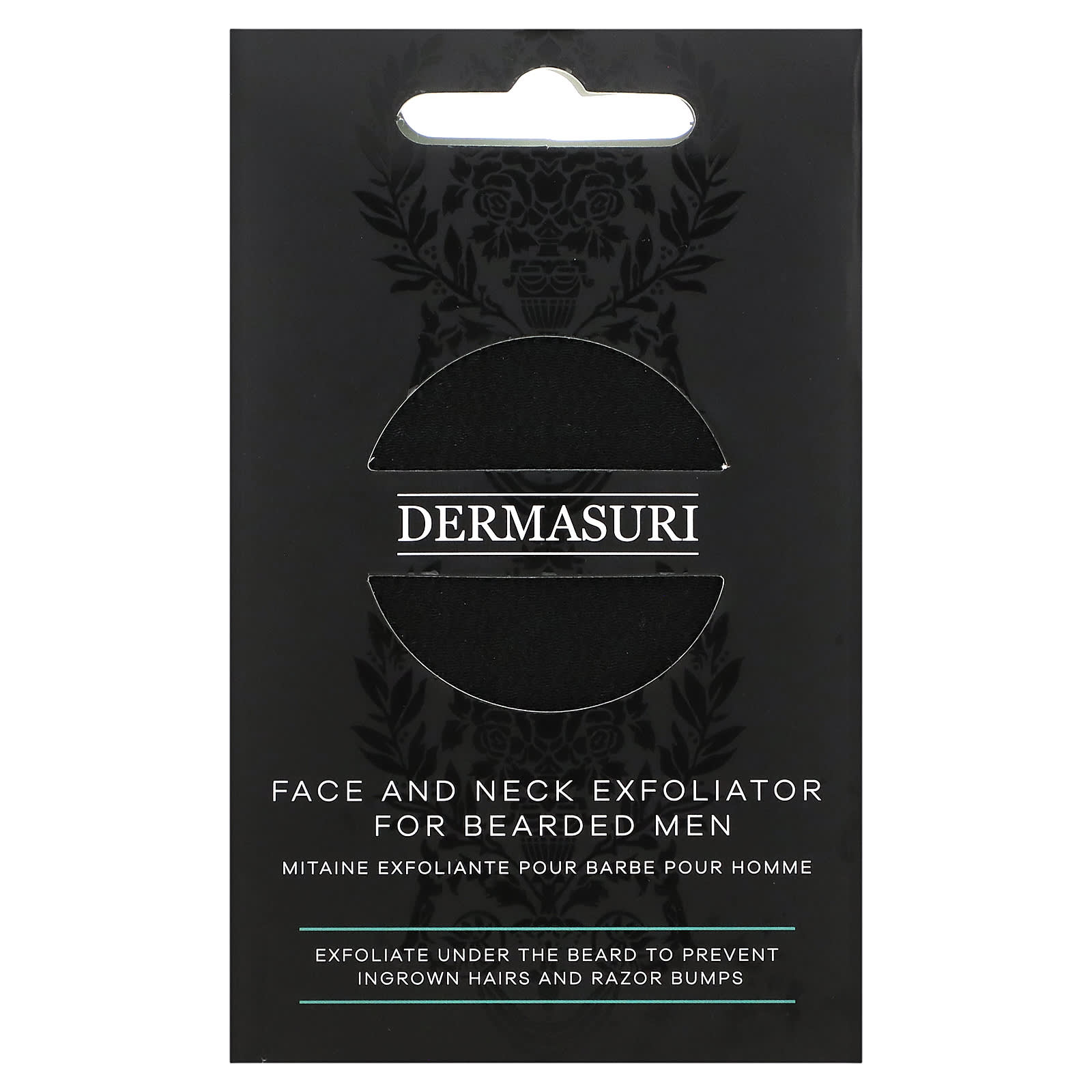 Dermasuri Face and Neck Exfoliator for Men with Beards