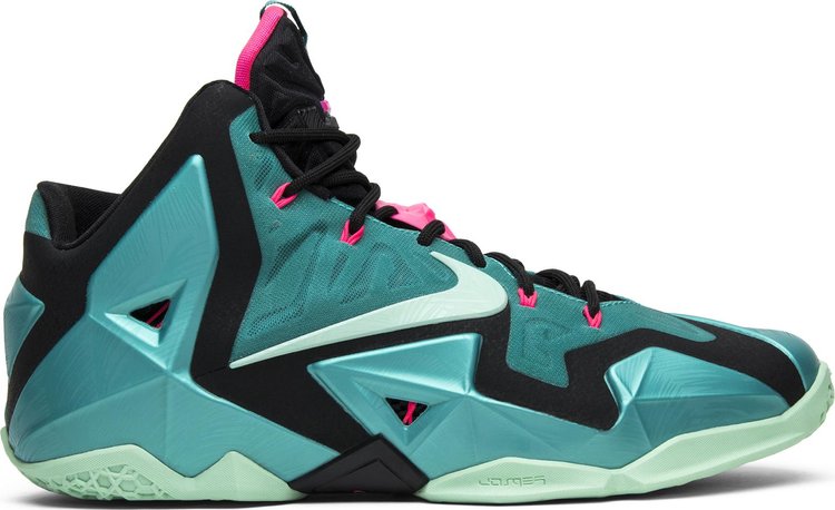 حذاء رياضي Nike LeBron 11 'South Beach' باللون الفيروزي