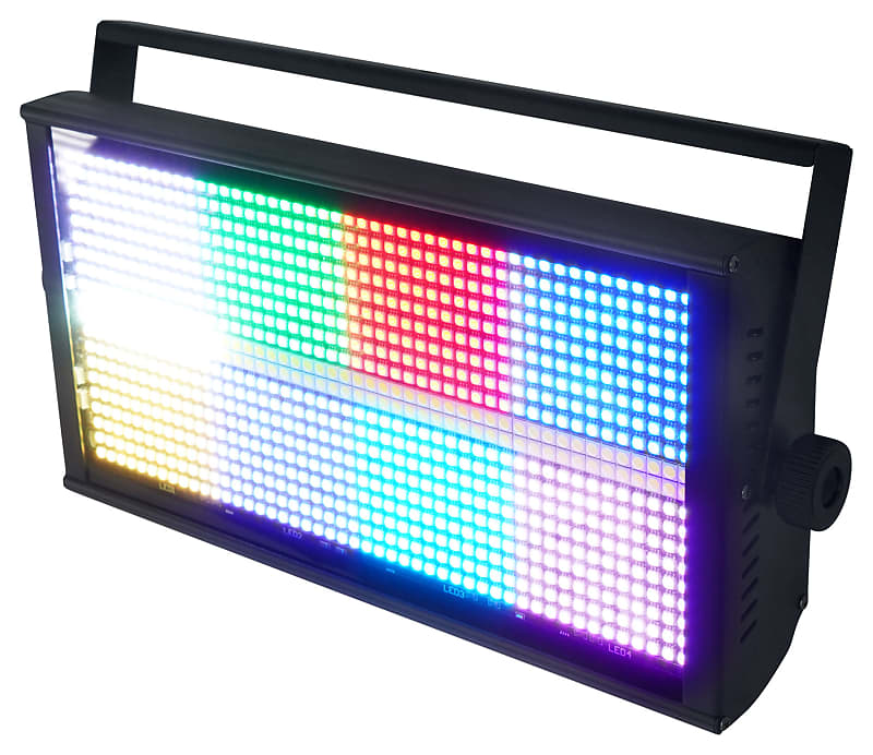 Rockville STAGE PANEL 864 LED RGB Pro Stage Wash Light + Strobe + Matrix Combo