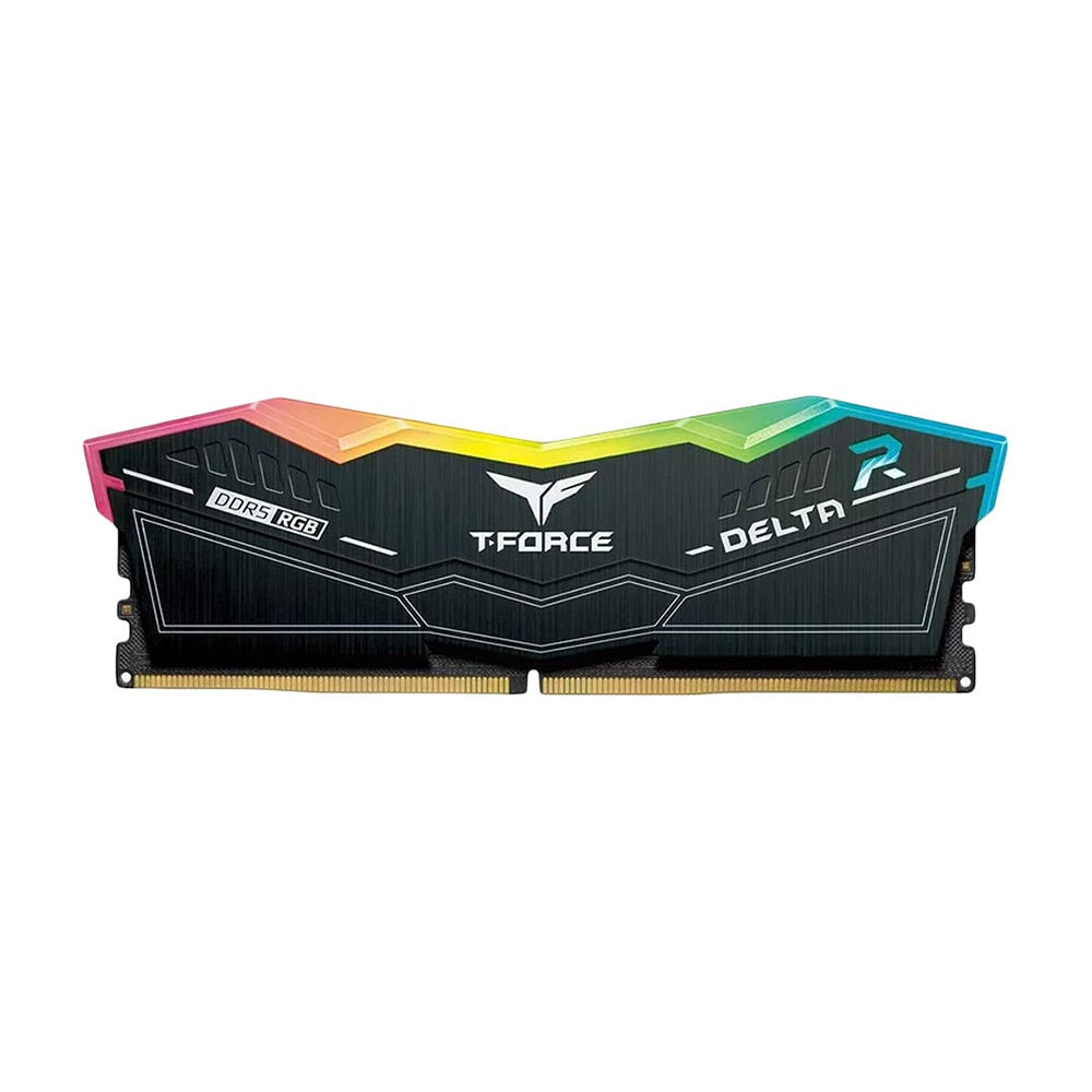 مجموعة RAM Team T-Force Delta RGB سعة 64 جيجابايت (2x32)، ذاكرة DIMM DDR5، 6000 ميجاهرتز، FF3D564G6000HC38ADC01