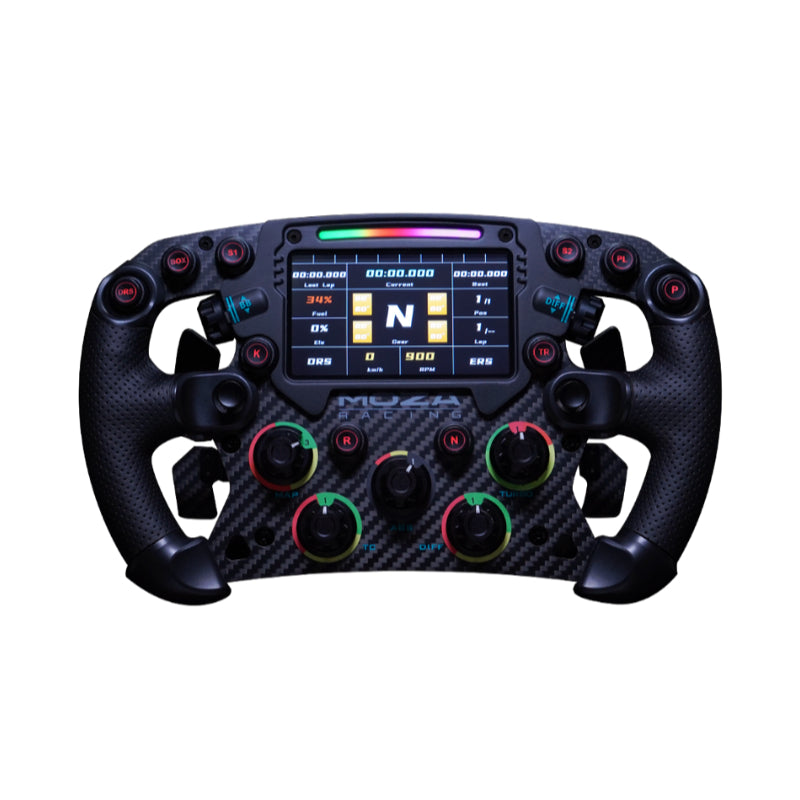 Moza R12 steering wheel, steering wheel base + FSR Formula steering wheel, black