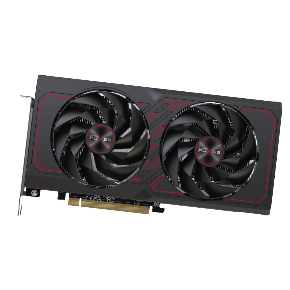 Video card Sapphire Pulse AMD Radeon RX 7600 XT, 16 GB, 11339-04-20G, black