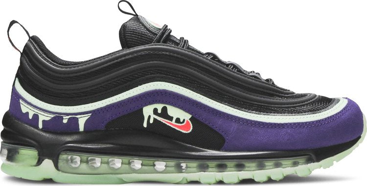 Nike Air Max 97 'Halloween Slime' Sneakers, Black