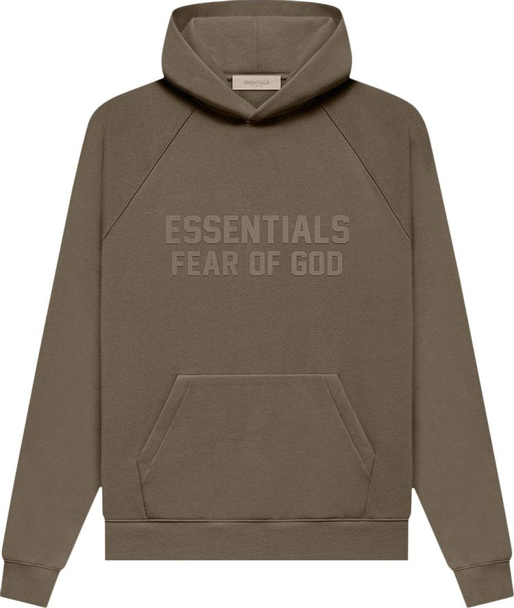 Fear of God Essentials Hoodie 'Wood', brown