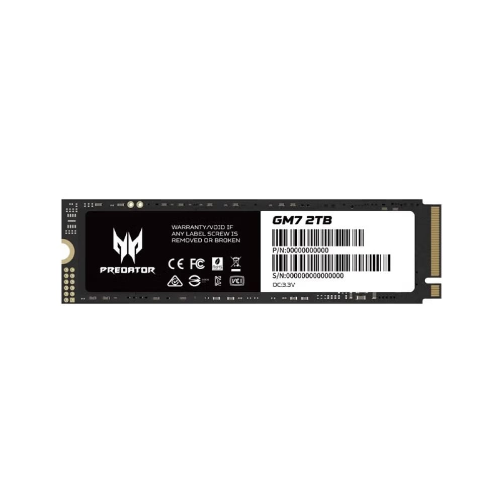 Acer Predator GM7 2TB Internal SSD M.2 2280