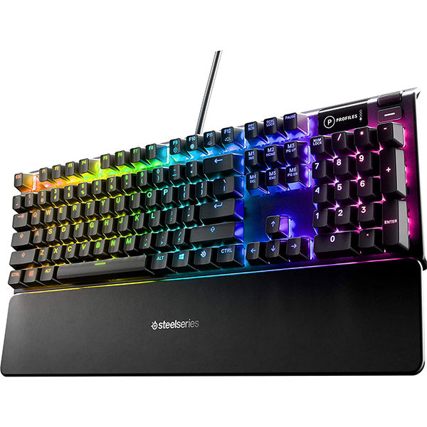 Wired gaming keyboard SteelSeries Apex 5, Hybrid Blue Switch, black