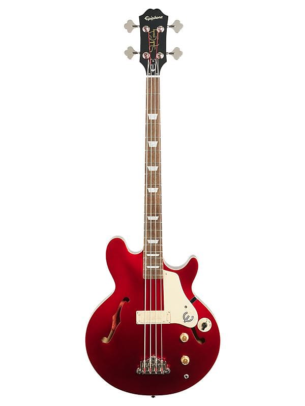 جيتار باس Epiphone Jack Casady Signature Sparkling Burgundy EBJC SBUNH1