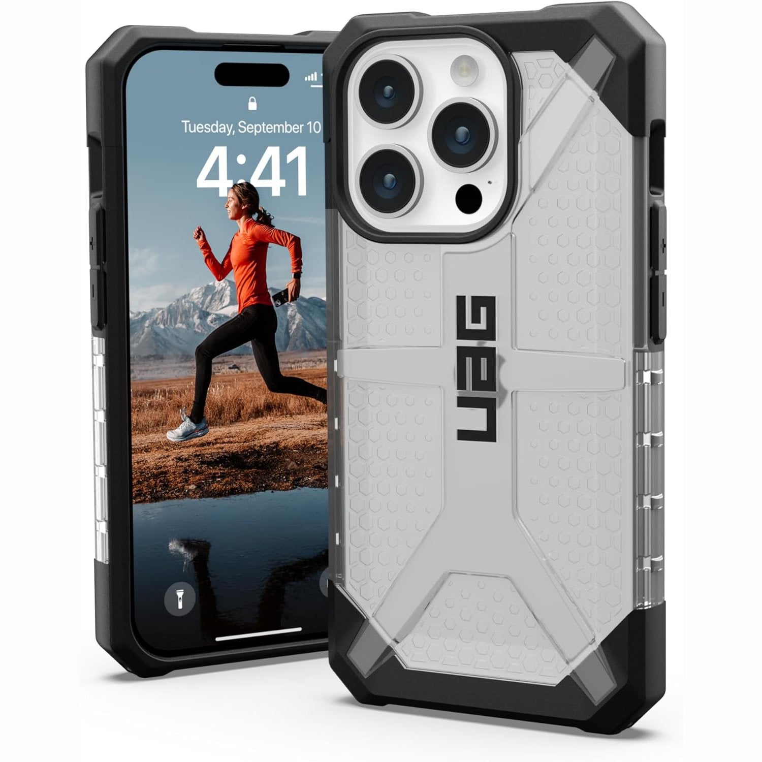 Case UAG Plasma for iPhone 15 Pro, Plasma - Ice