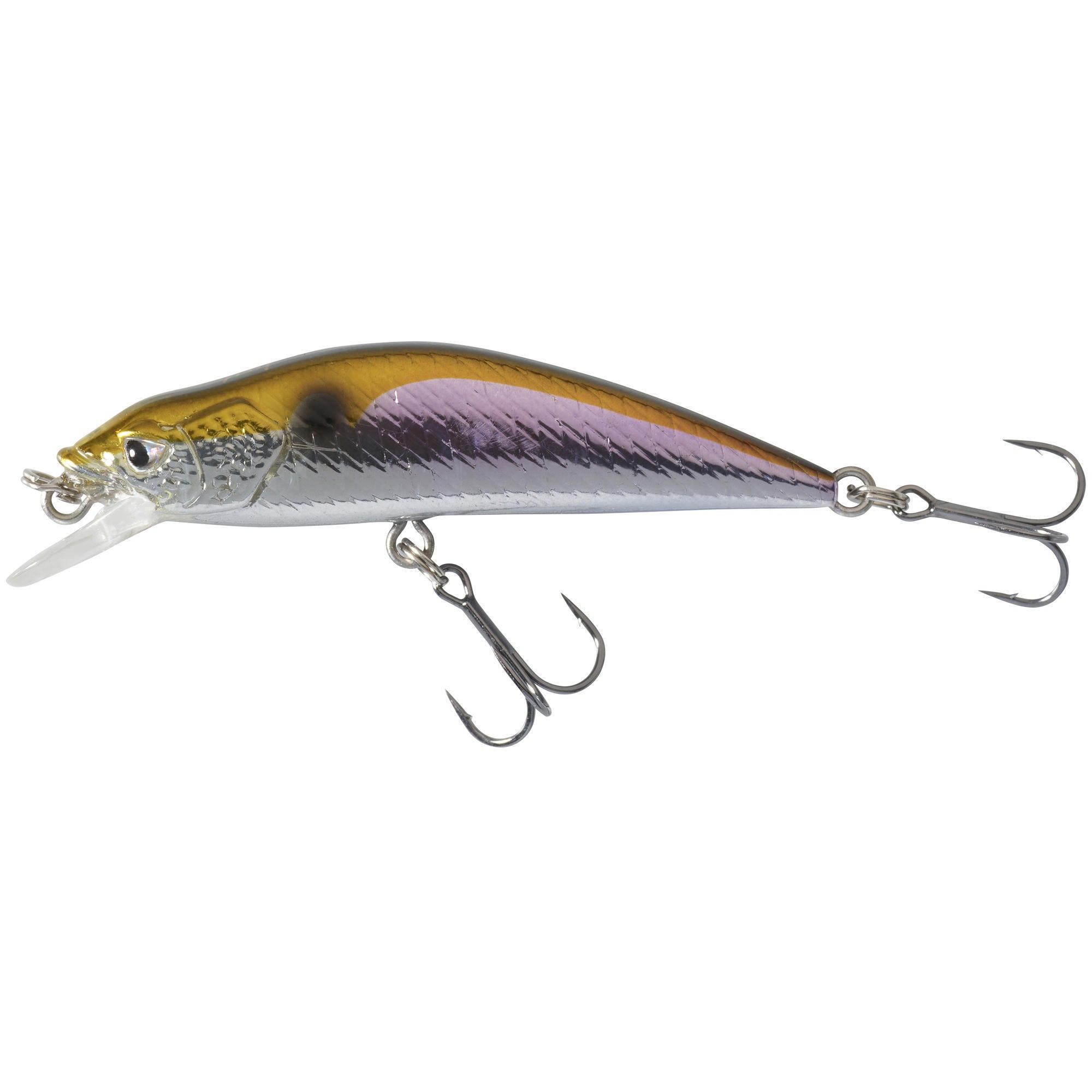 Wobbler Trout Minnow WXM MNWFS 50 American Cub CAPERLAN, black/yellow/light gray