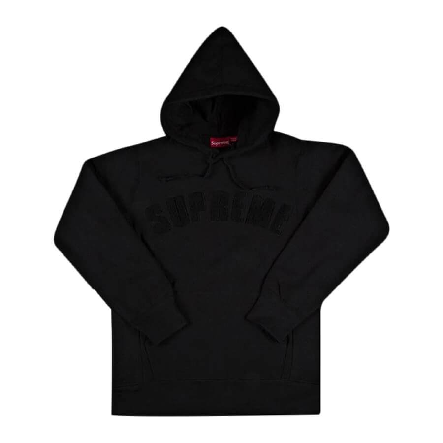 سويت شيرت Supreme Scarface Chenille Arc Logo، أسود