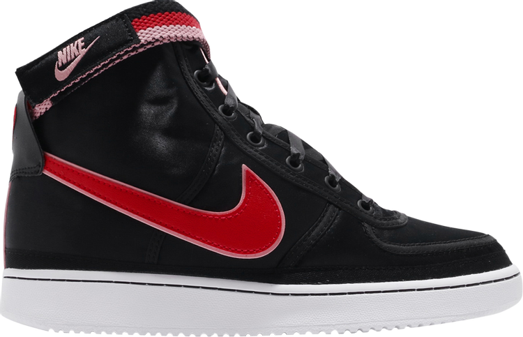 حذاء Nike Vandal High Supreme QS GS 'Speed ​​Red' باللون الأسود