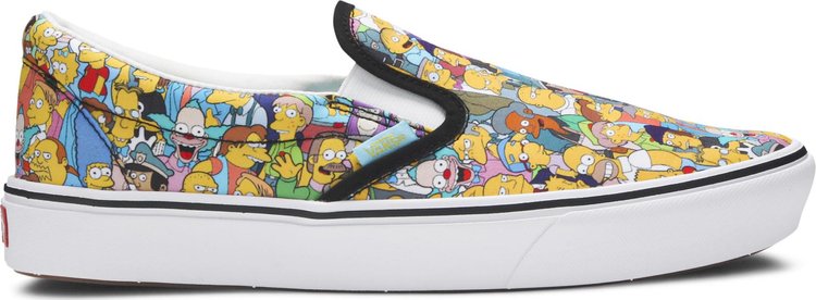 Vans The Simpsons x ComfyCush Slip-On Springfield sneakers, multicolored