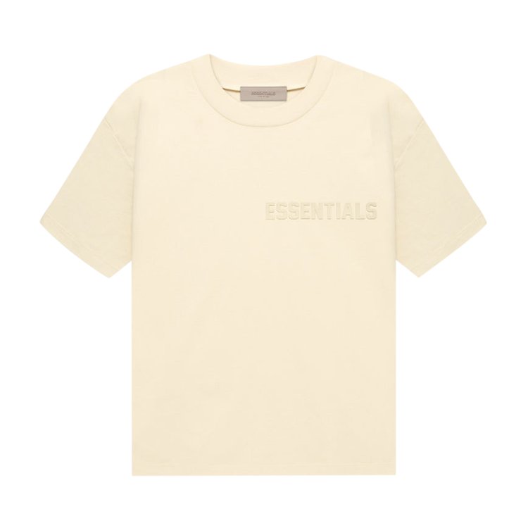 Fear of God Essentials Short-Sleeve Tee 'Eggshell', white