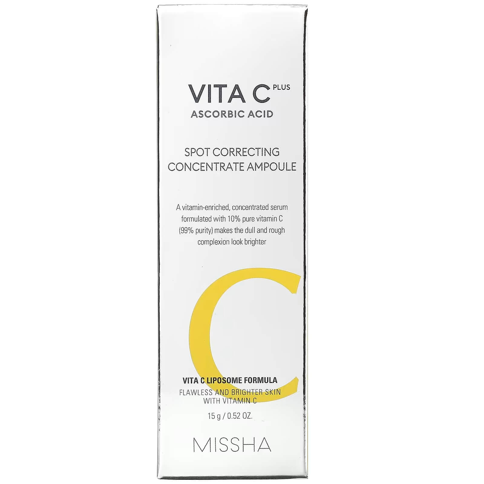 Concentrated serum with vitamin C Missha Spot Correcting Concentrate Ampoule, 15g