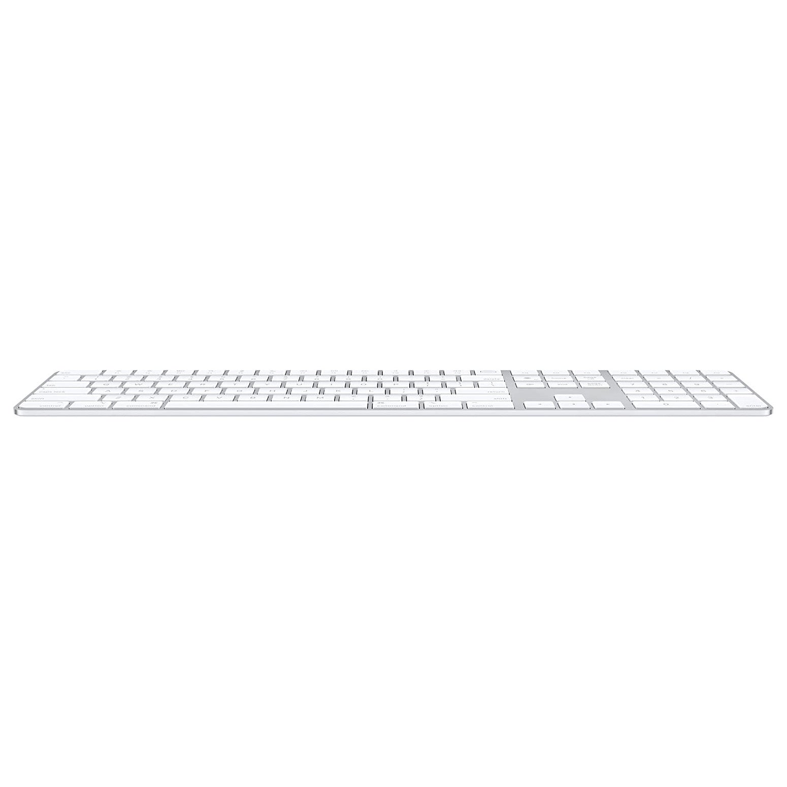 Wireless keyboard Apple Magic Keyboard with Touch ID and numeric keypad, Arabic, white keys