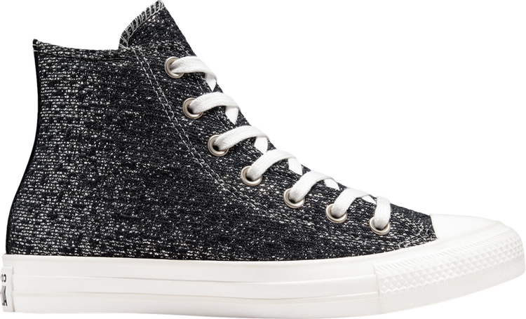 Converse Wmns Chuck Taylor All Star High Metallic Shimmer Sneakers - Black