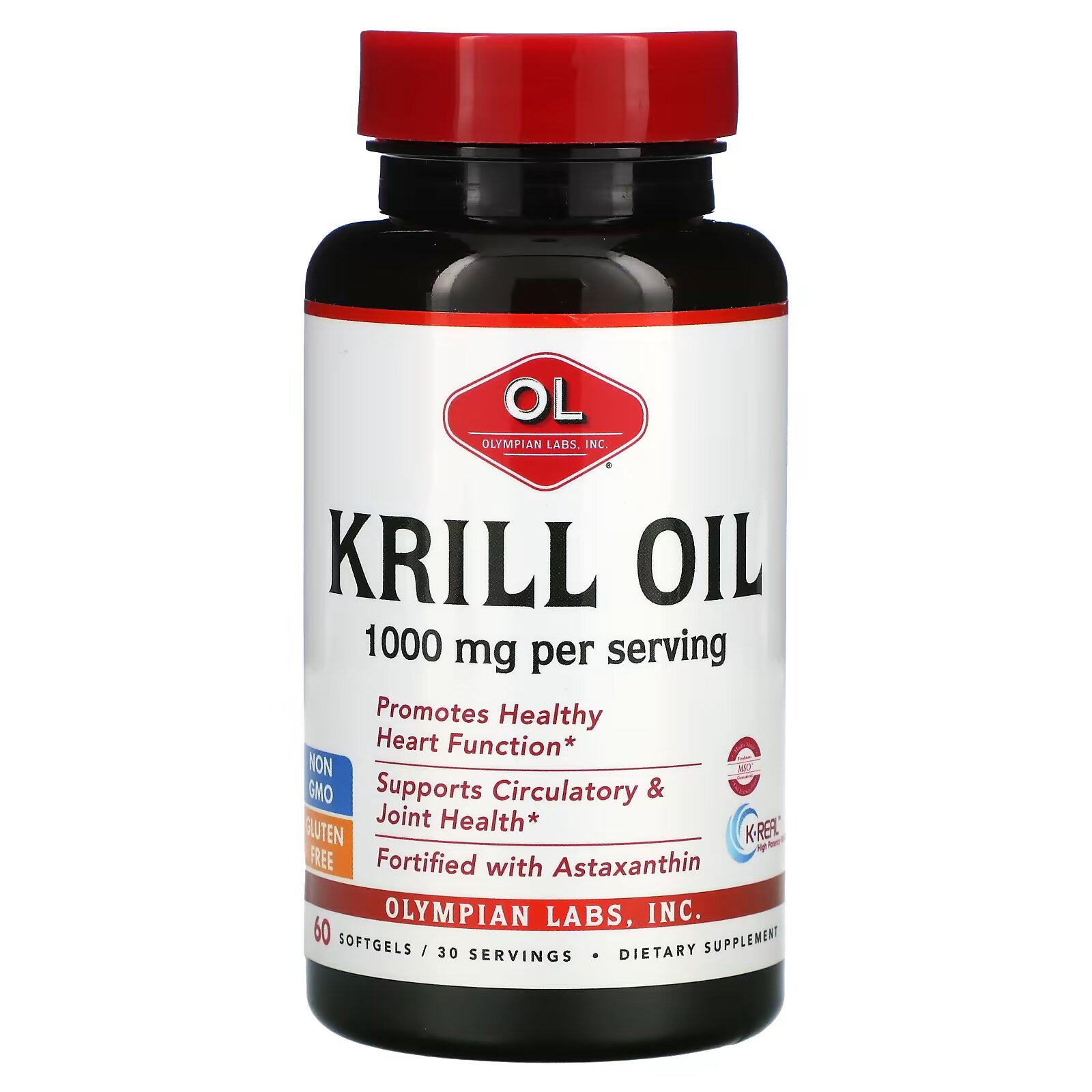 Olympian Labs, Krill Oil, 500 mg, 60 Capsules