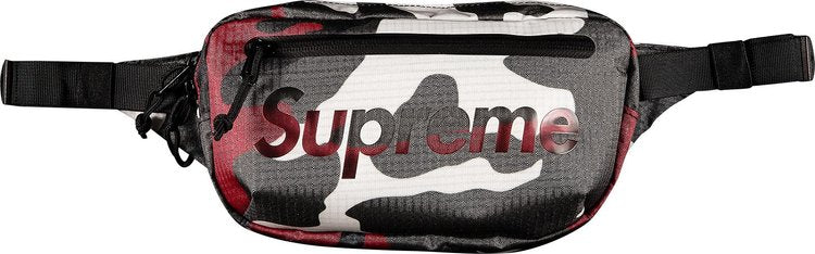 Supreme Waist Bag Red Camo, red