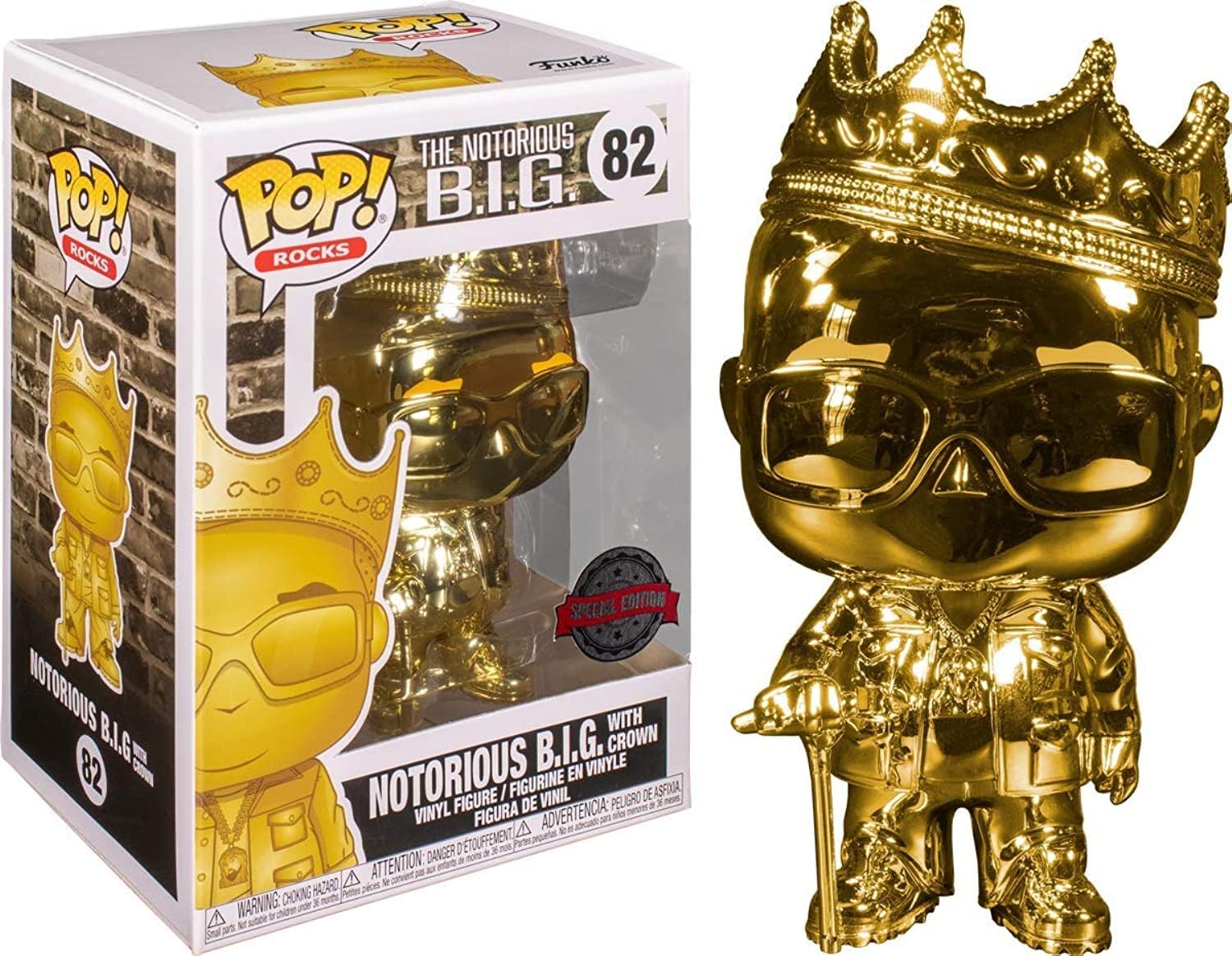 Funko POP! The Notorious B. - Notorious B. (Gold Chrome)