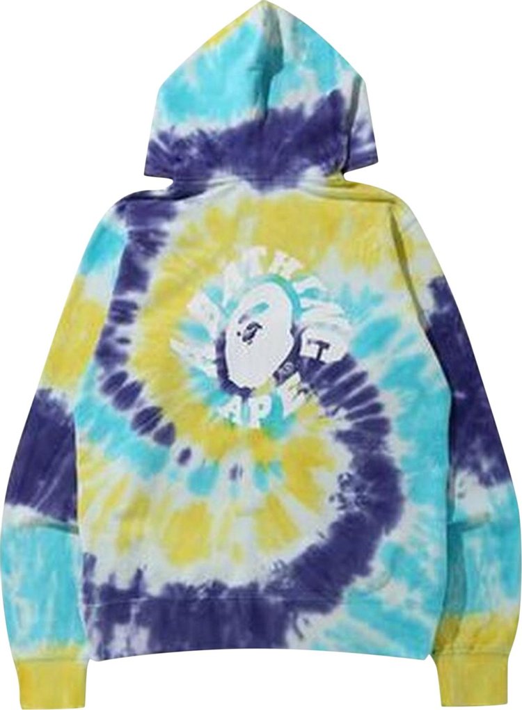 BAPE Tie Dye Wide Full Zip Hoodie 'Multicolor', Multicolor