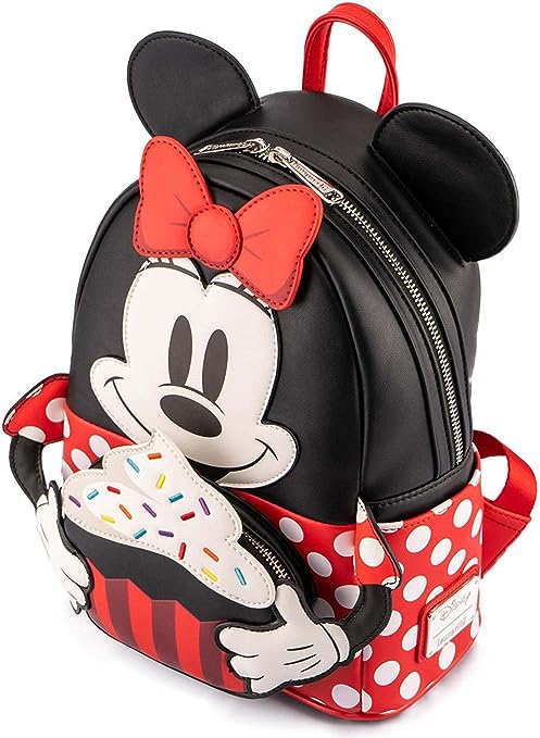 Loungefly Disney Minnnie Mouse Oh My Cosplay Treats Women Double Strap Crossbody Bag Purse