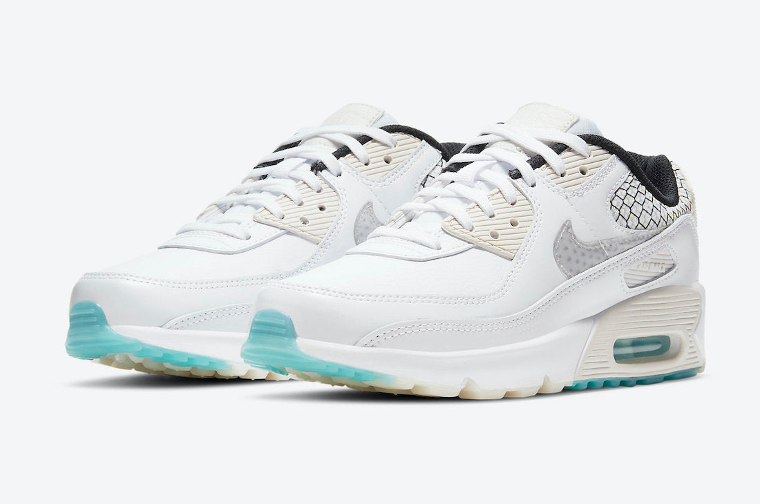 حذاء Nike Air Max 90 SE 2 GS "White Glacier Ice"