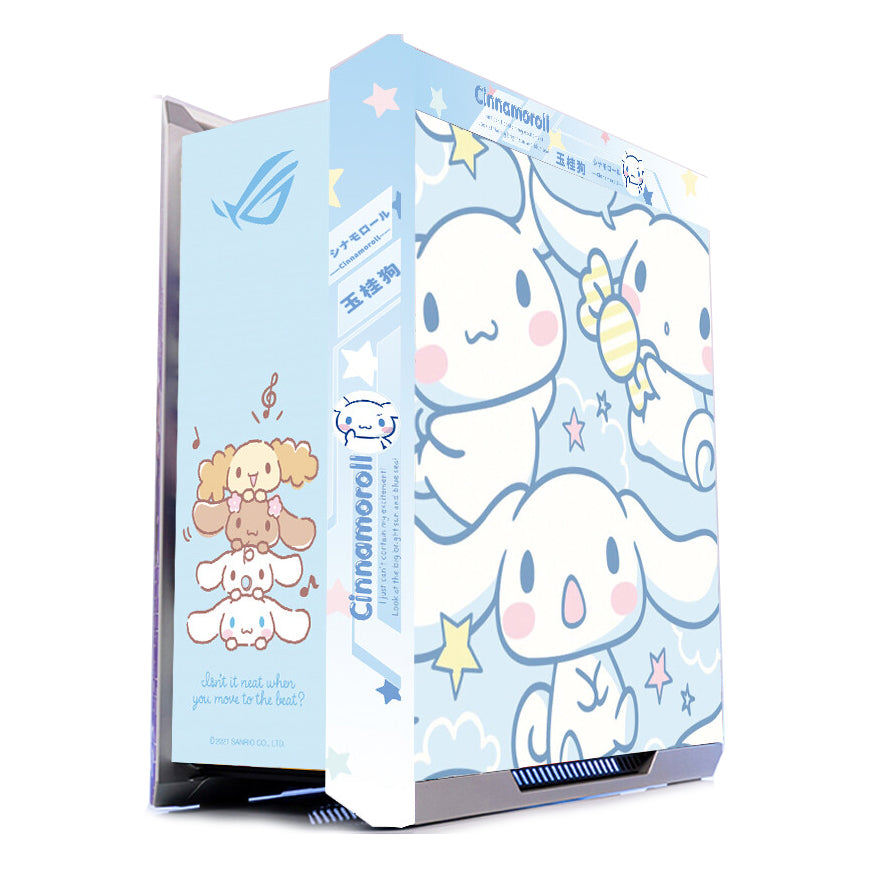 Case ASUS ROG Strix Helios GX601 Custom Cinnamoroll Theme, Mid Tower, white/pattern