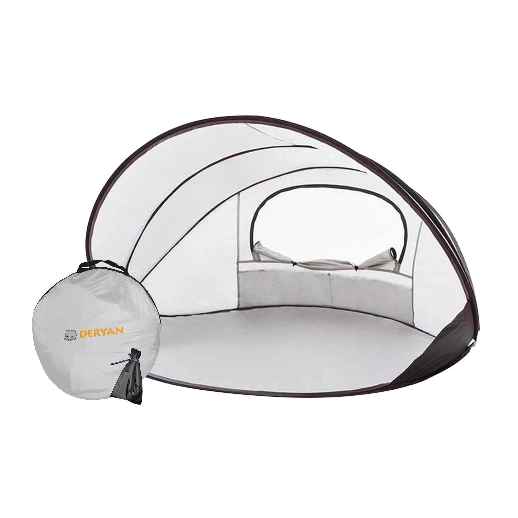 Beach tent Deryan Pop Up XXL, silver