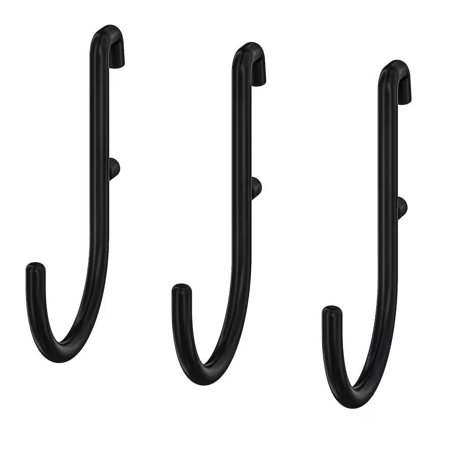 Ikea Skadis hooks 3 pcs, black