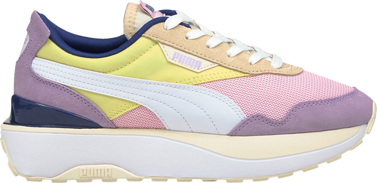 Sneakers Puma Wmns Cruise Rider Pink Lady Yellow Pear, pink