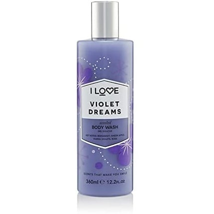 I Love Signature Violet Dreams Rich, creamy body gel with natural fruit extracts 360 ml , I Love Cosmetics