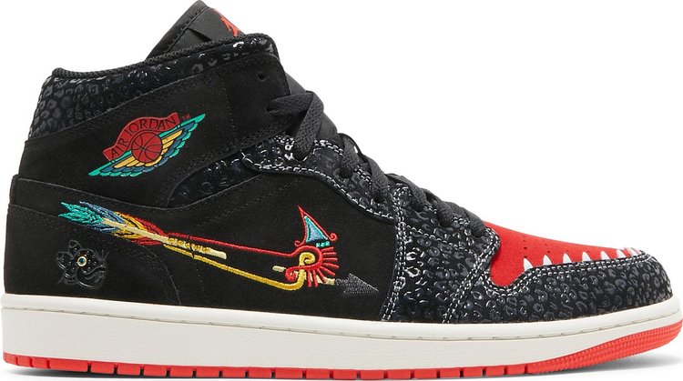 Air Jordan 1 Mid SE SiEMPRE Familia sneakers, black