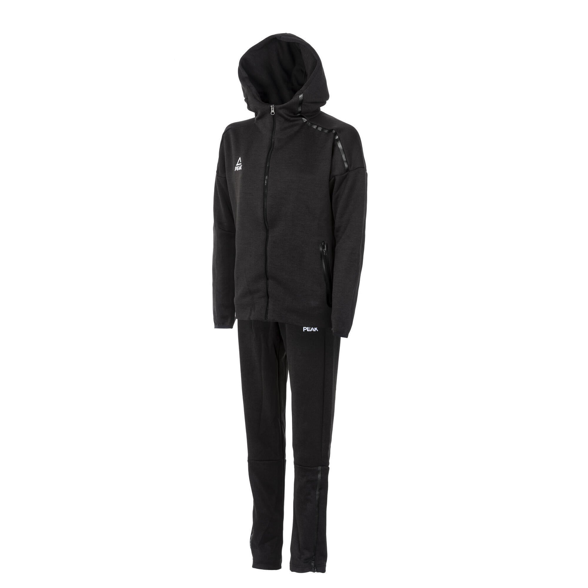 PEAK sports unisex tracksuit, black