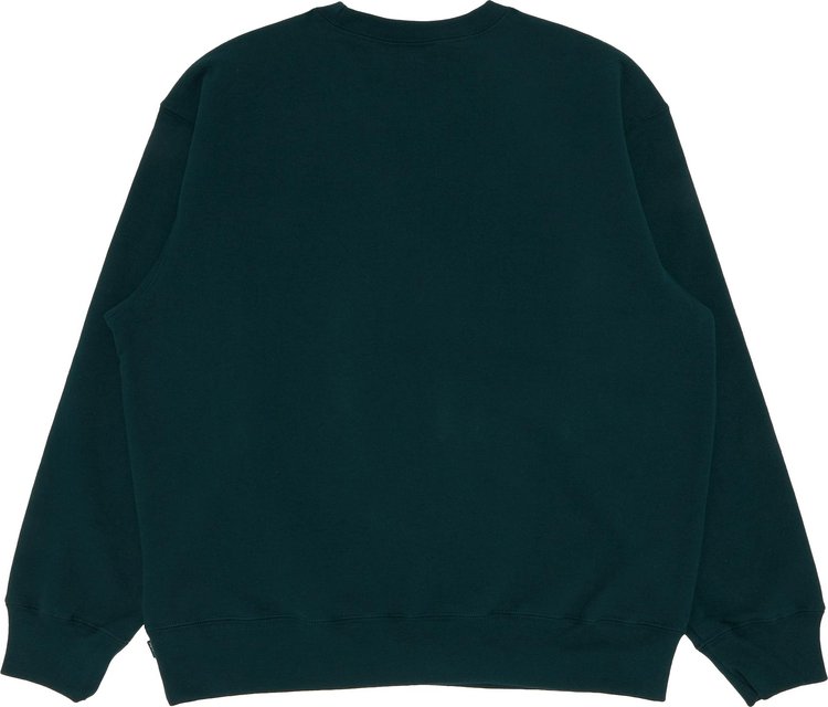 سويت شيرت Supreme Box Logo Crewneck 'Dark Pine'، أخضر