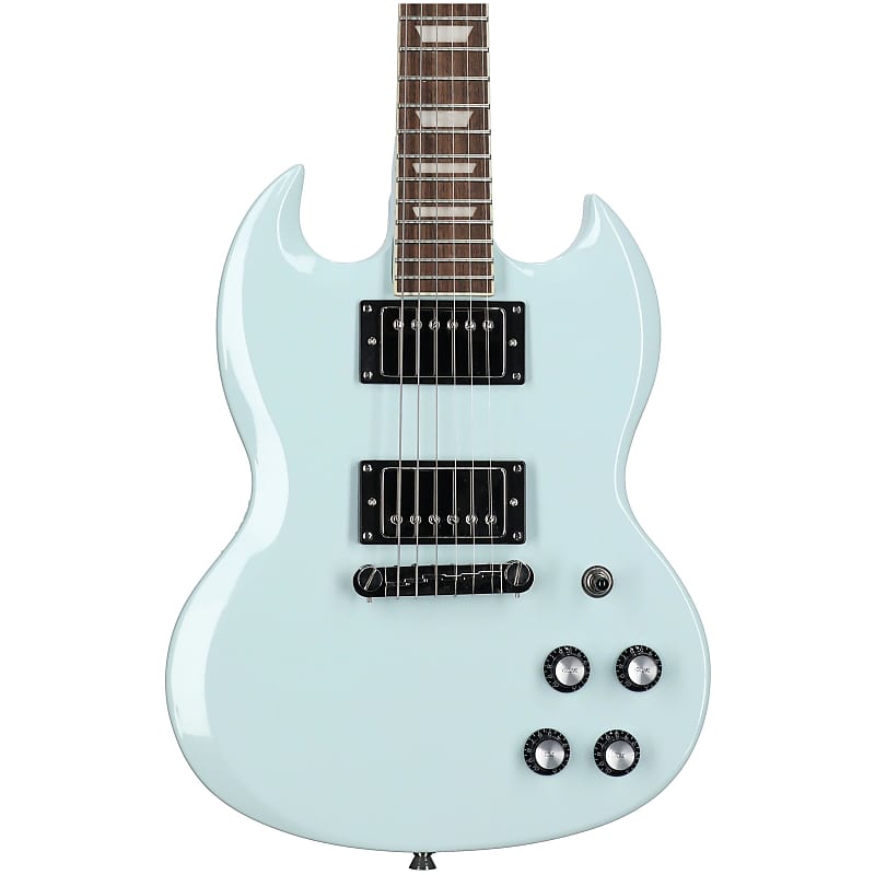 جيتار كهربائي Epiphone Power Player SG (مع حقيبة)، أزرق جليدي جيتار كهربائي Epiphone Power Player SG (مع حقيبة)، أزرق جليدي