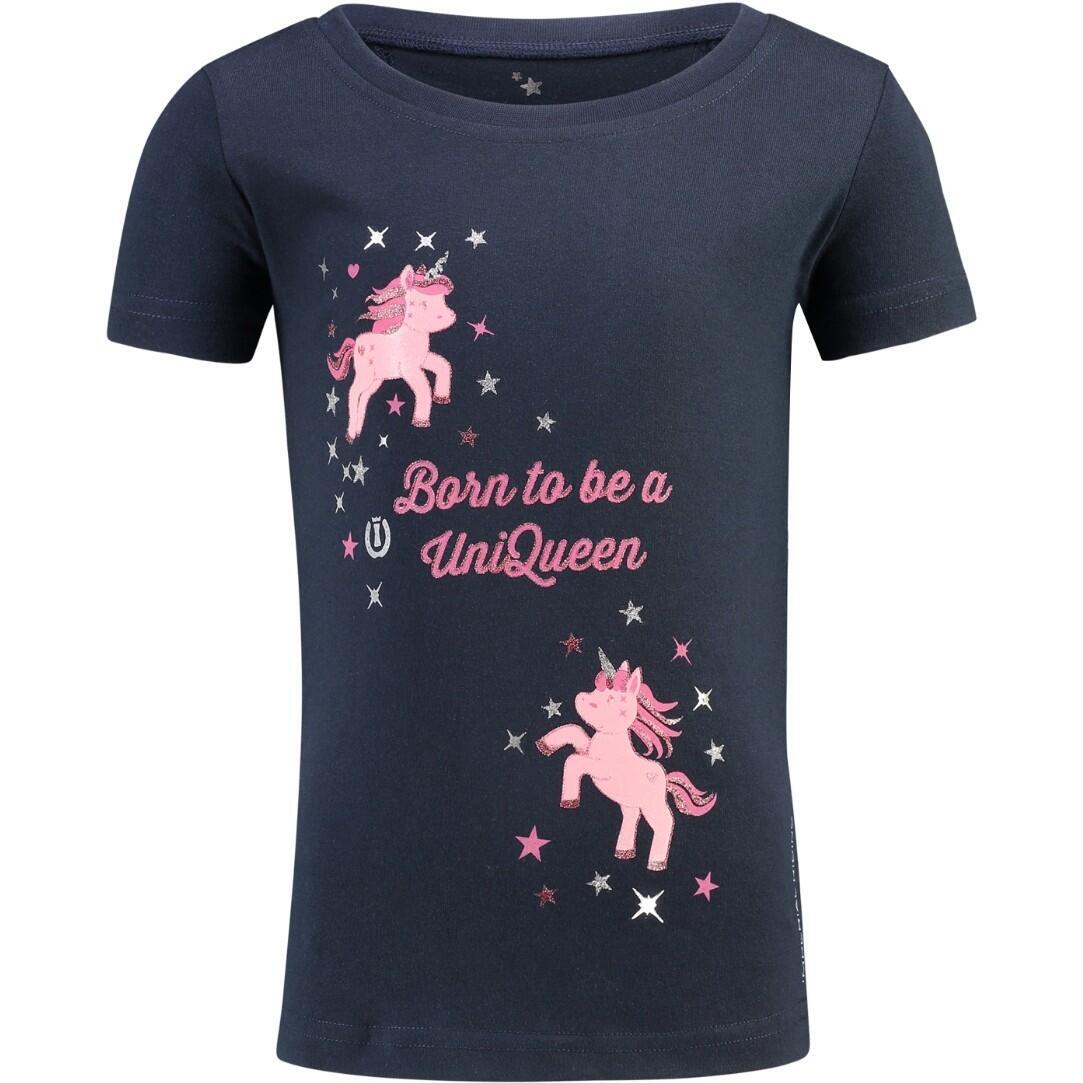 تي شيرت Imperial Riding IRHUnicorn Sparkle، أزرق داكن