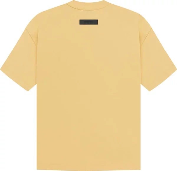 Fear of God Essentials Short-Sleeve Tee 'Light Tuscan', Yellow