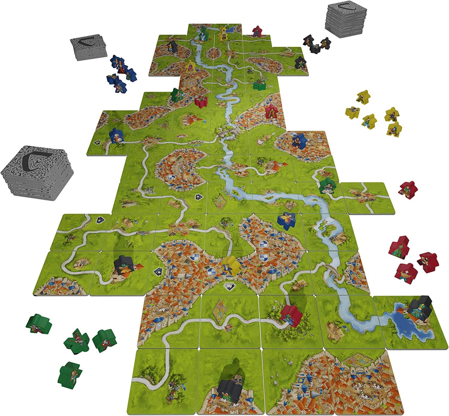 لعبة الطاولة Z-Man Games: Carcassonne 20th Anniversary Edition